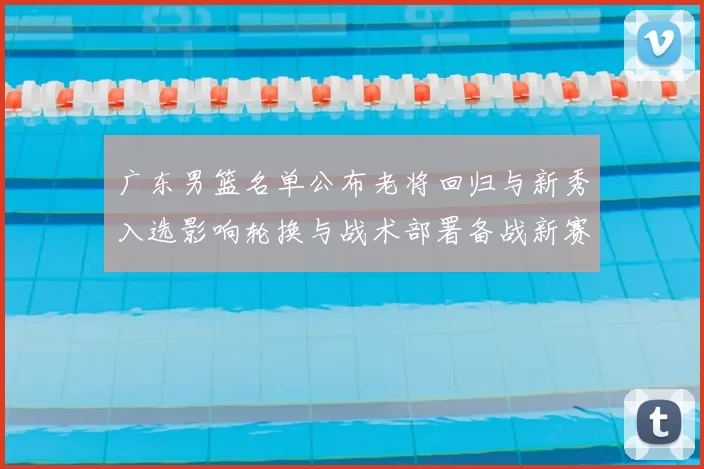 广东男篮名单公布老将回归与新秀入选影响轮换与战术部署备战新赛季